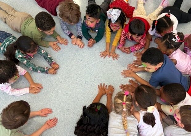 Large group activities enhance fun, social development, and build community