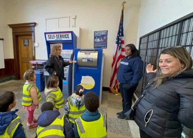 Field trip to Brookline post office