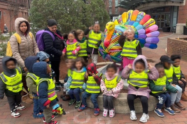 Daily outdoor play and trips to the park