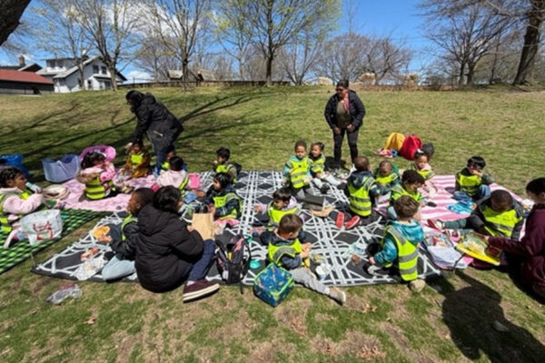 Daily outdoor play and trips to the park