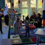 Our Children enjoying holiday movie night