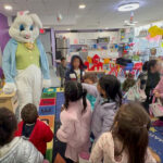 Easter Bunny at TOP TOTS in Brookline
